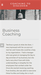 Mobile Screenshot of coachingtodiscover.com